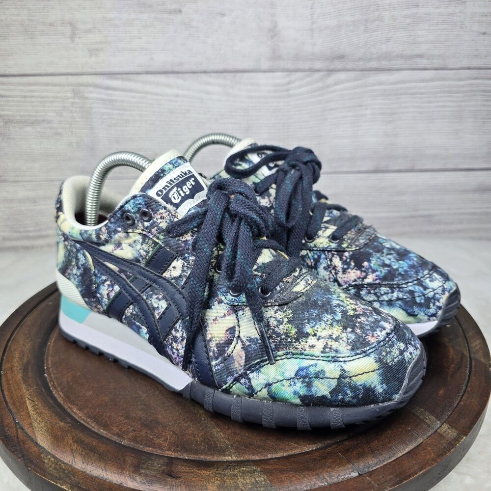 Onitsuka Tiger Rare Colorado Eighty-Five Navy D614N Sneaker Mens Sz 5 Women Sz 7